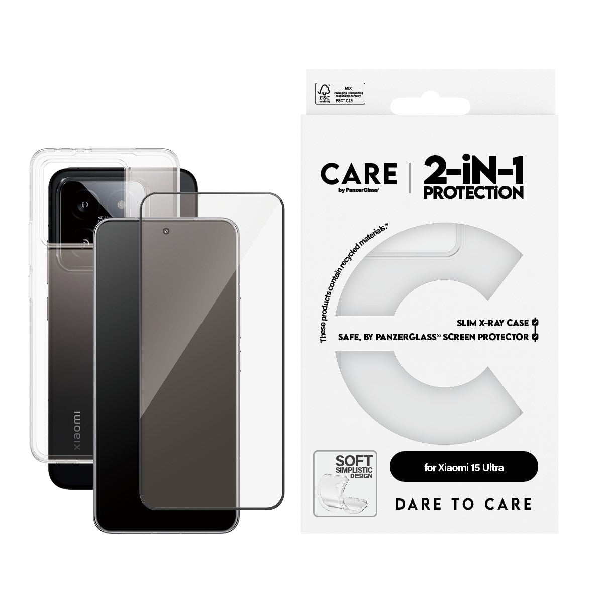 CARE by PanzerGlass® Fashion 2-in-1 Bundle Xiaomi 15 Ultra